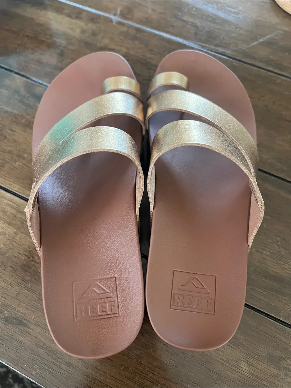 Reef Women s Platform Sandals - Brown & Gold